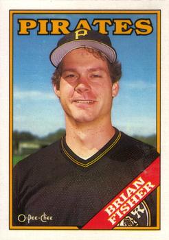 1988 O-Pee-Chee Baseball Cards 193     Brian Fisher